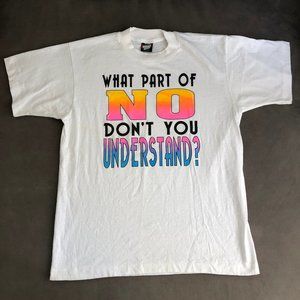 Vintage Screen Stars Best Mens Shirt Large White